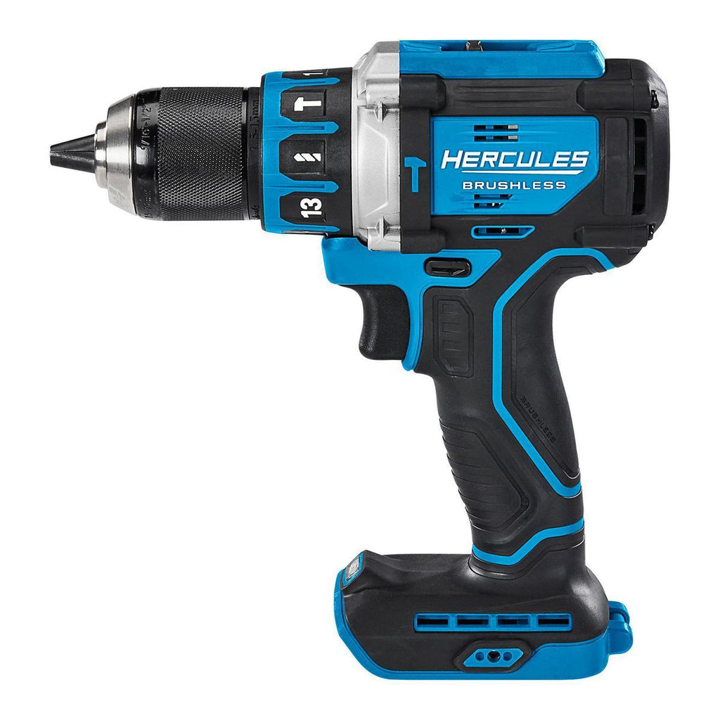 HERCULES 20V Brushless 1/2 in. Compact Hammer Drill/Driver - Tool Only J197532