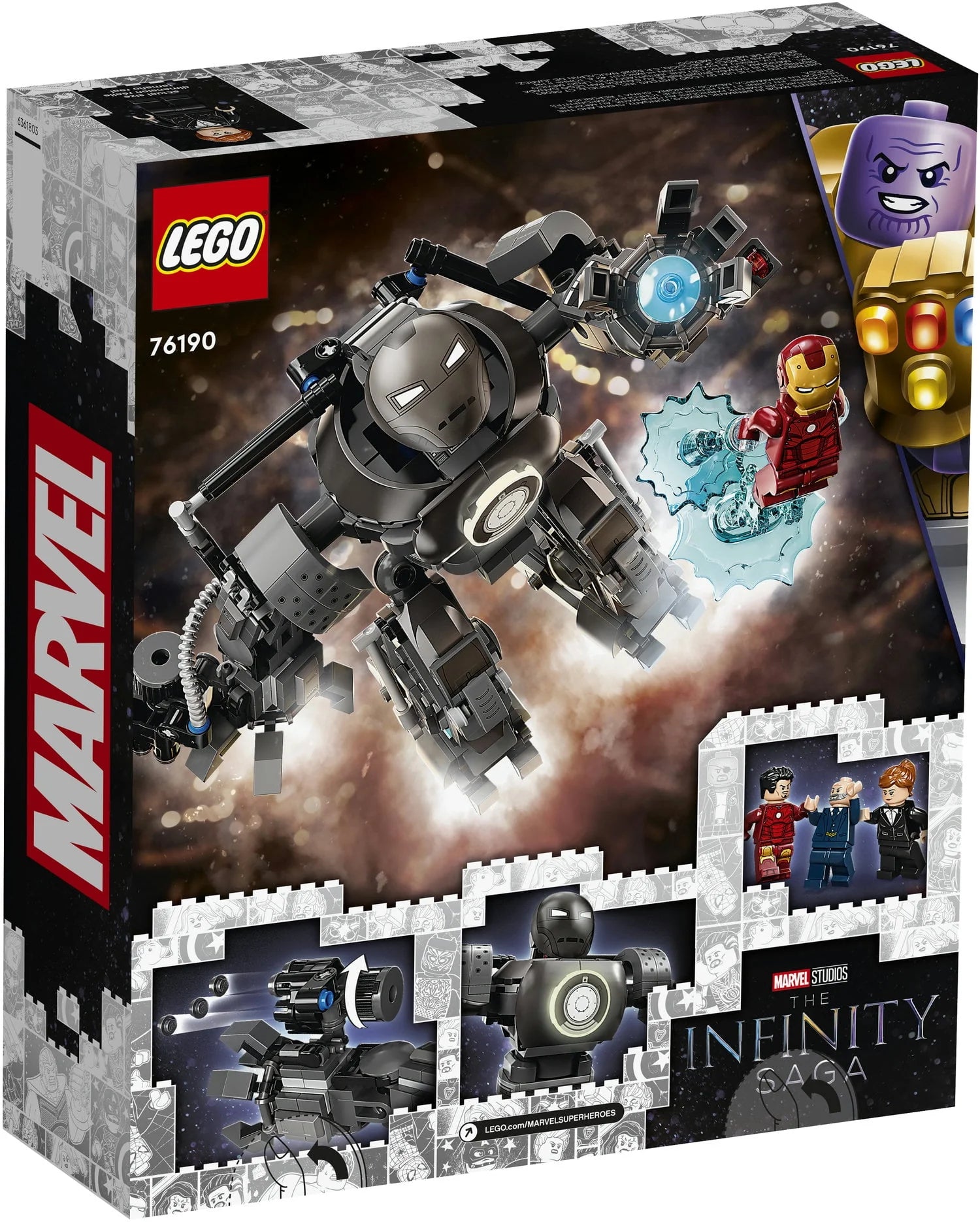 LEGO Marvel Iron Man: Iron Monger Mayhem 76190 Building Toy T4773