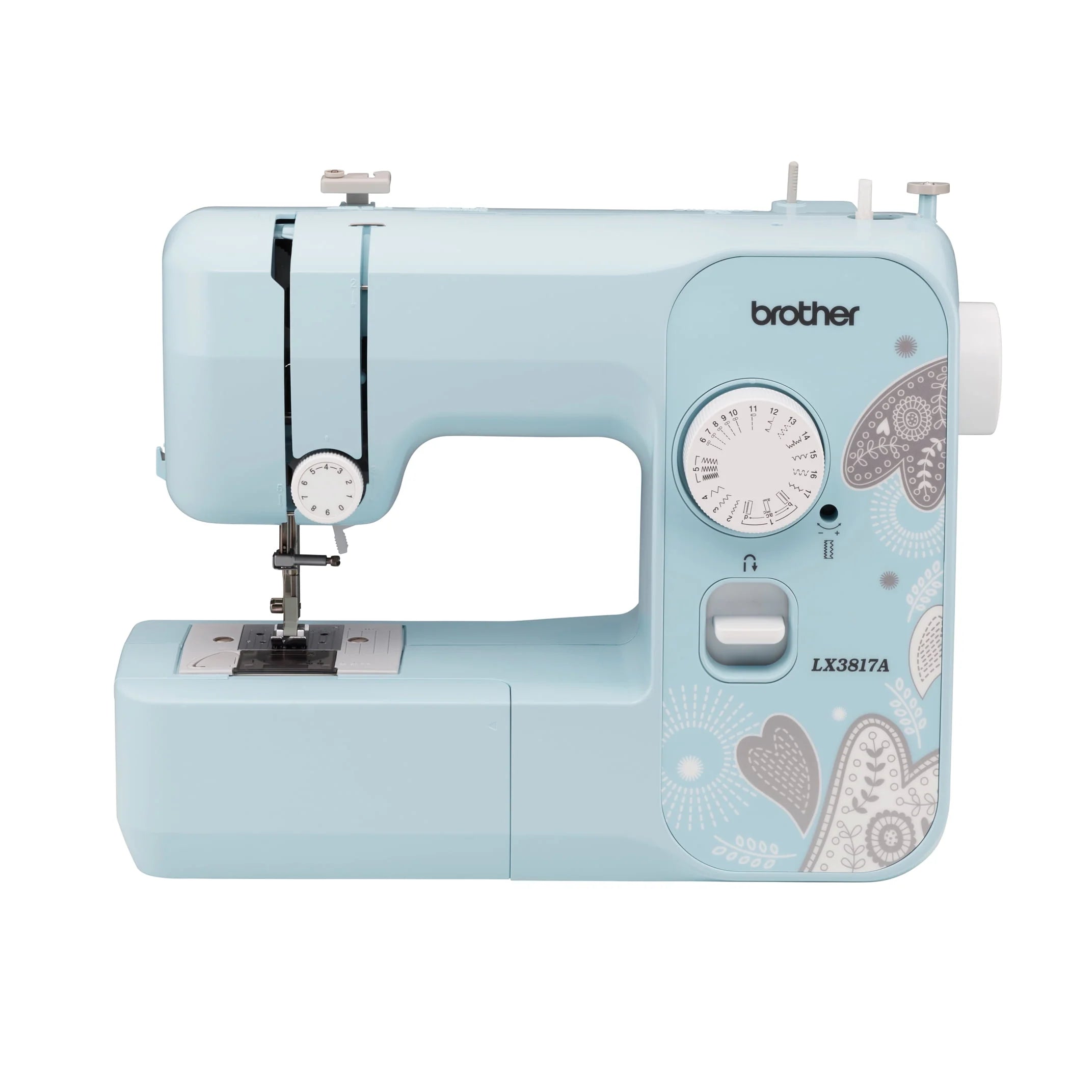 Brother LX3817 17-Stitch Portable Sewing Machine, White F765