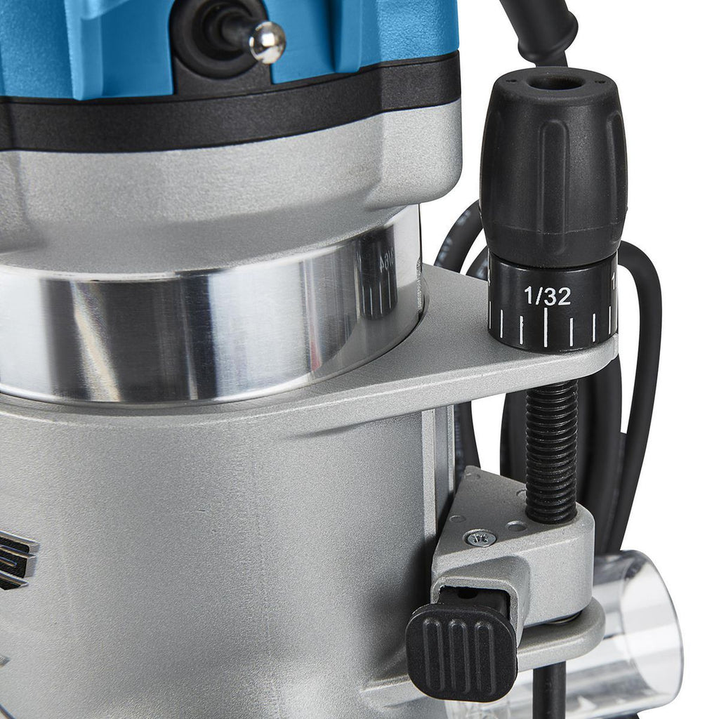 HERCULES 12 Amp Variable-Speed Fixed Base Router with Plunge Base Kit Q352