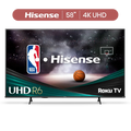 Hisense 58 Class 4K UHD LED LCD Roku Smart TV HDR R6 Series 58R6E3