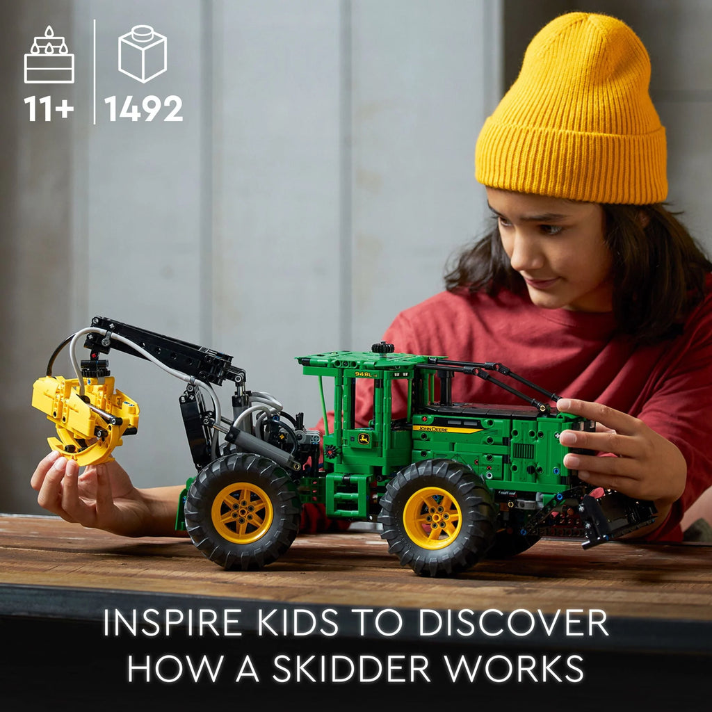 LEGO Technic John Deere 948L-II Skidder 42157 Building Kit for Kids Ages 11+ Y307079
