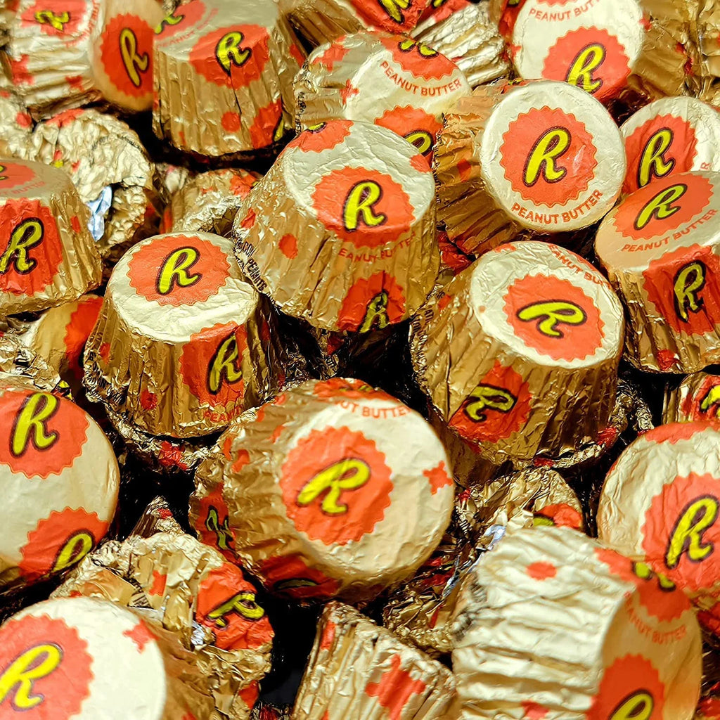 Reeses Peanut Butter Miniature Cups - Individually Wrapped - 2 Pound Bulk Pack U57800