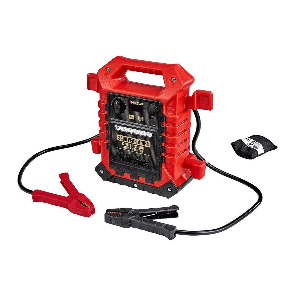 VIKING 3400 Peak Amp Pro Portable Car Battery Jump Starter V625
