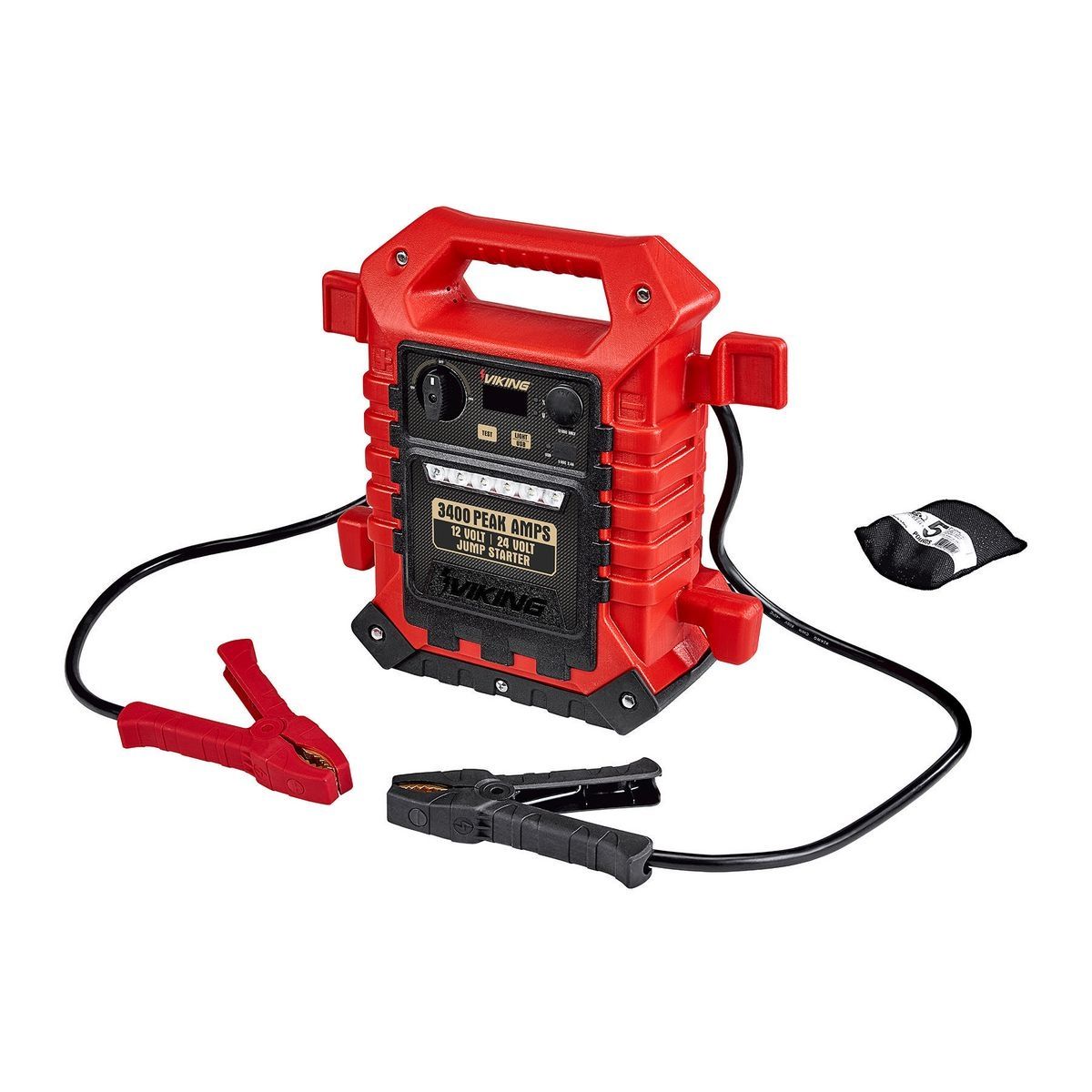 VIKING 3400 Peak Amp Pro Portable Car Battery Jump Starter V625