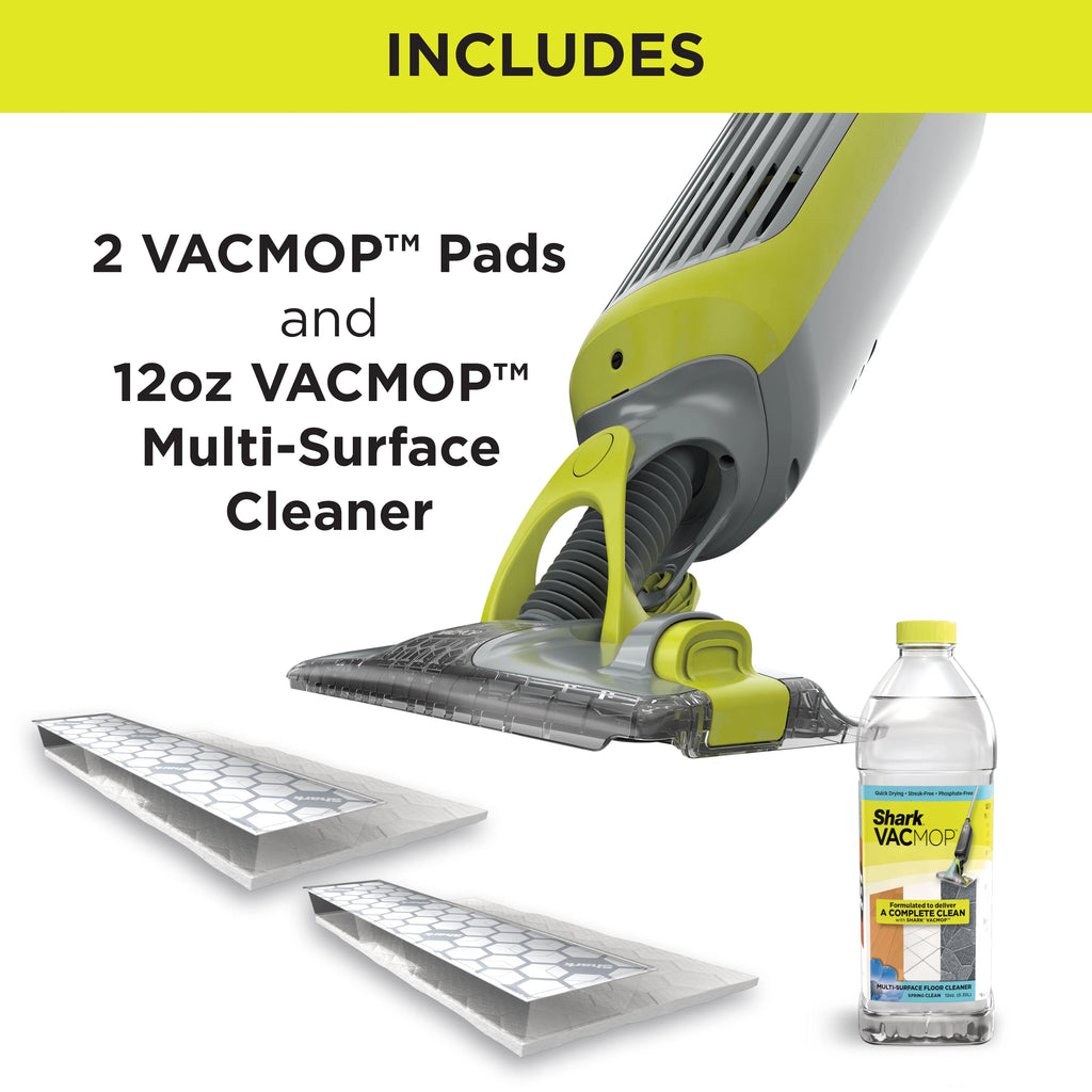 Shark VACMOP Cordless Hard Floor Vacuum Mop with Disposable Pads, VM200 A64175