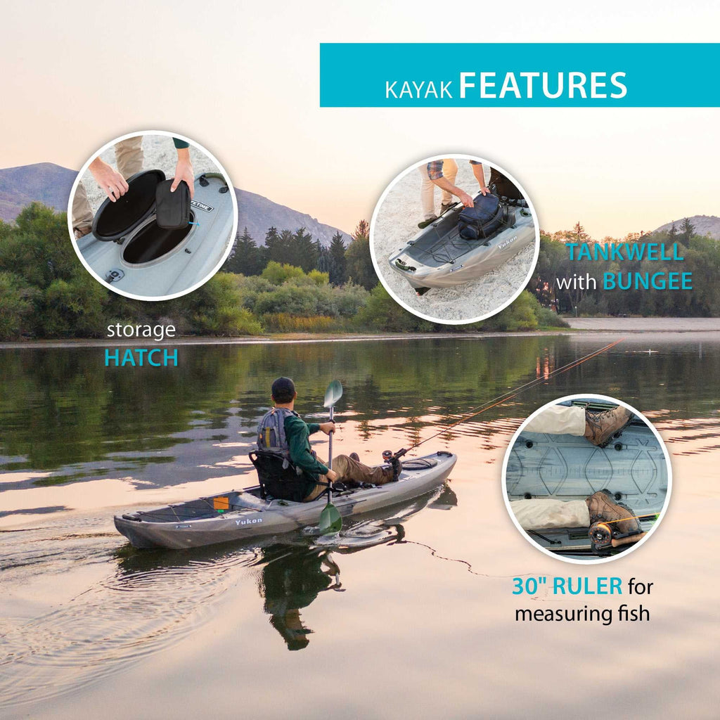 Lifetime Yukon Angler 116 Sit-on-Top Fishing Kayak J83340