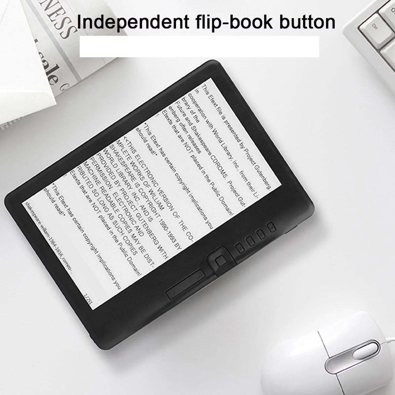 7 Inch E Reader Tablet, Waterproof Ebook Reader with Colorful Screen Y695