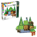 MAGNA-TILES Forest Animals 25-Piece Magnetic Construction Set, The ORIGINAL Magnetic Building Brand