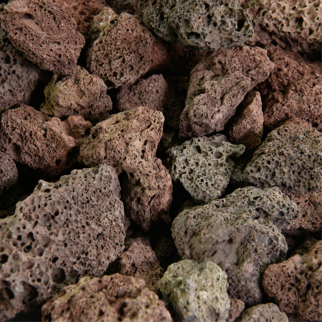 Red Lava Rock 3/4" for Fire Pits & Fireplaces, 10 Pounds I274747