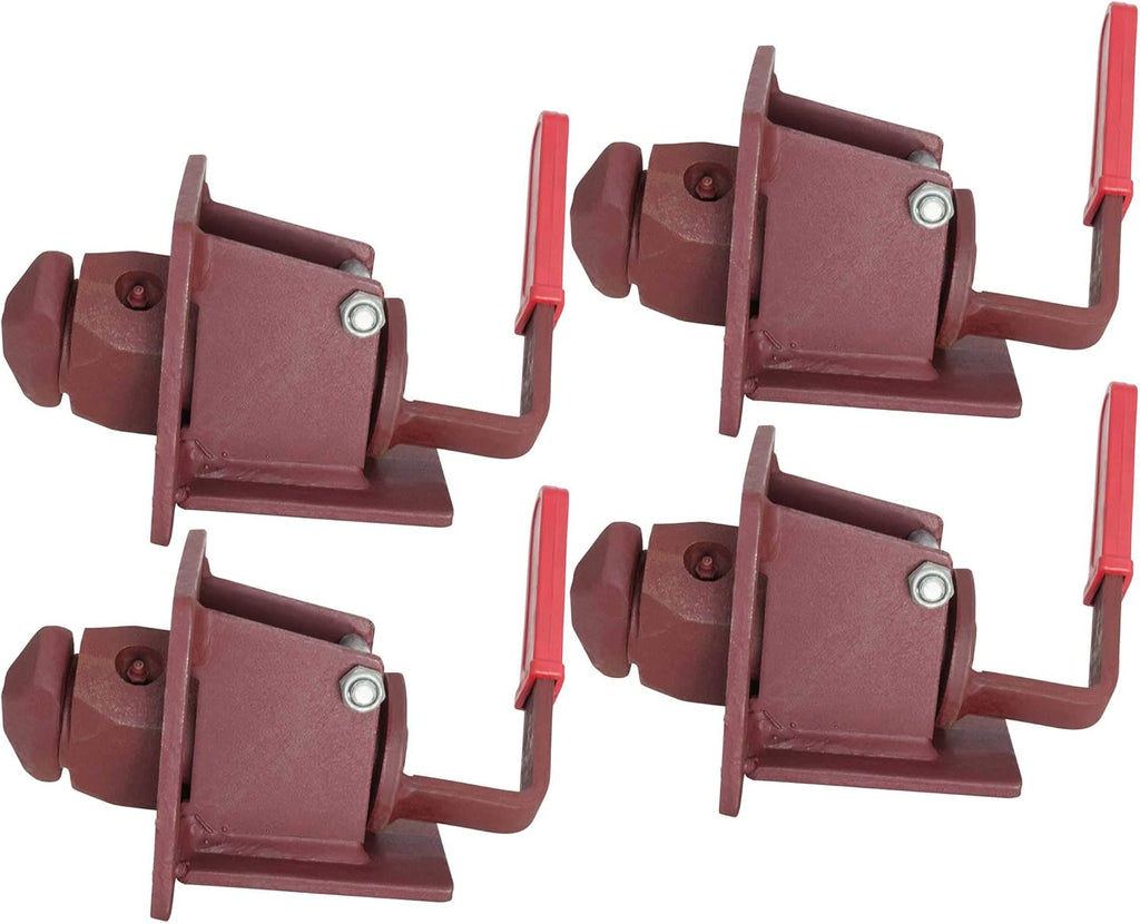 Mytee Products Sea and Rail Shipping Container Manual Twist Lock Weld Type for Chassis (4 Pack)
