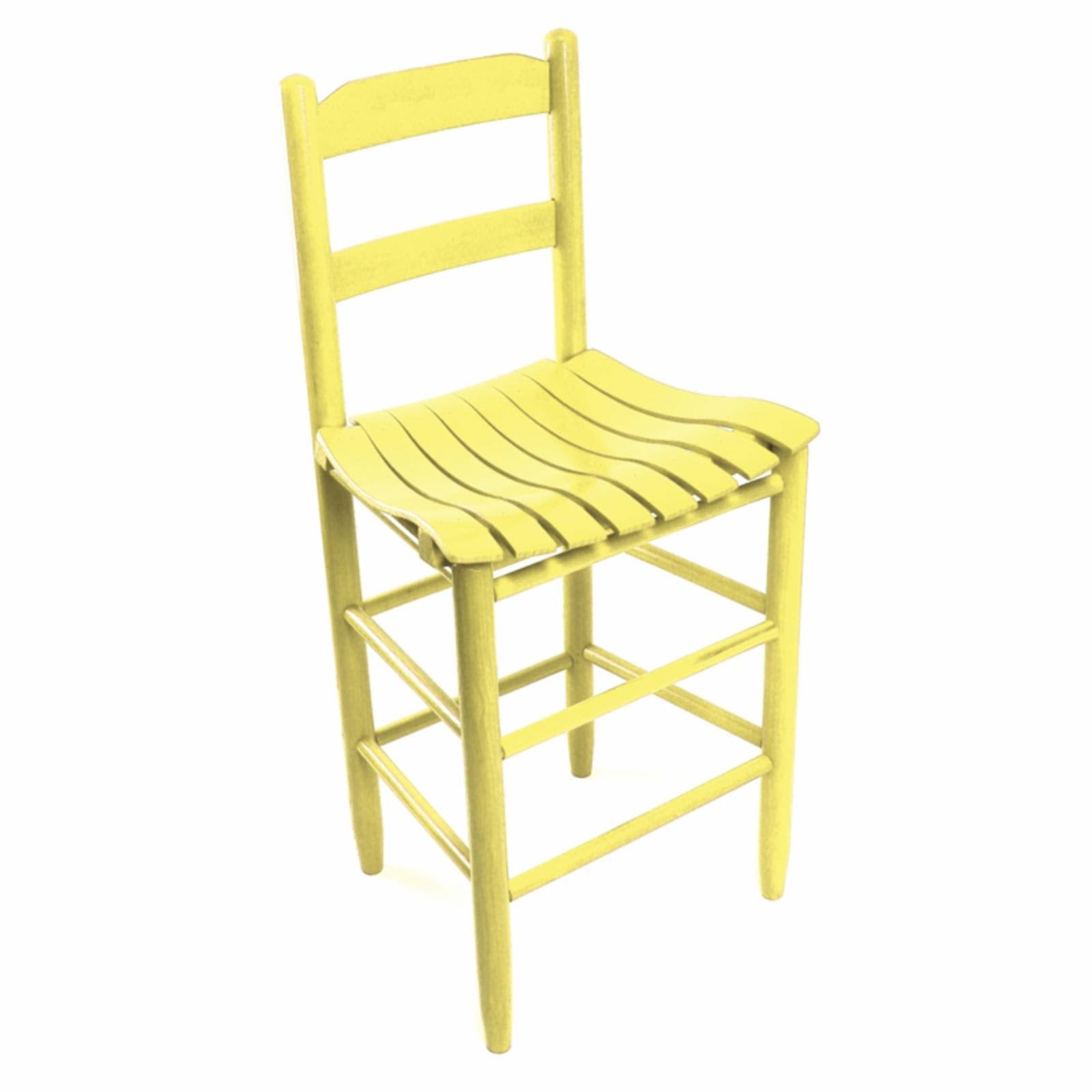 Dixie Seating Co. Beach Mountain 24 in. Slat Seat Counter Stool