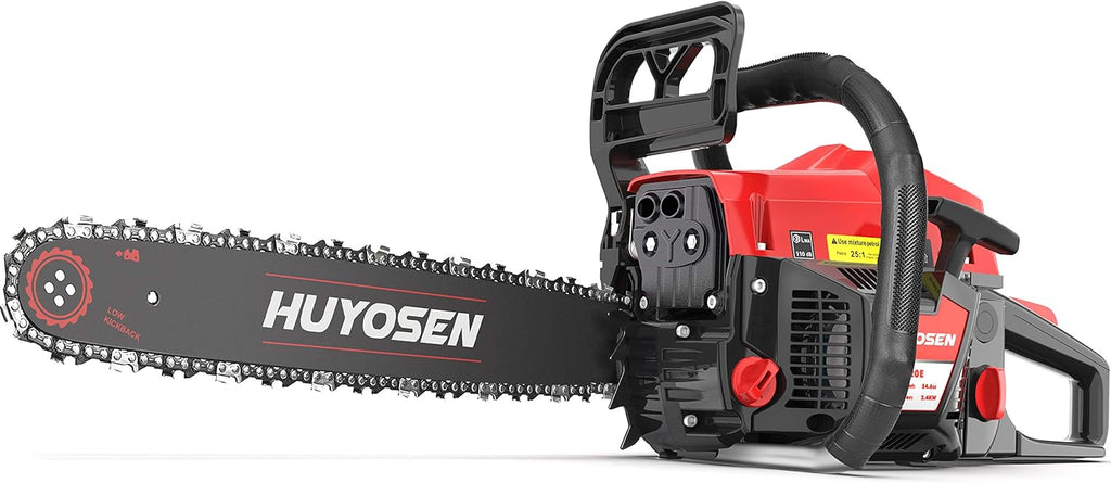 HUYOSEN 62CC 20-Inch Gas Chainsaw for Tree Cutting S158