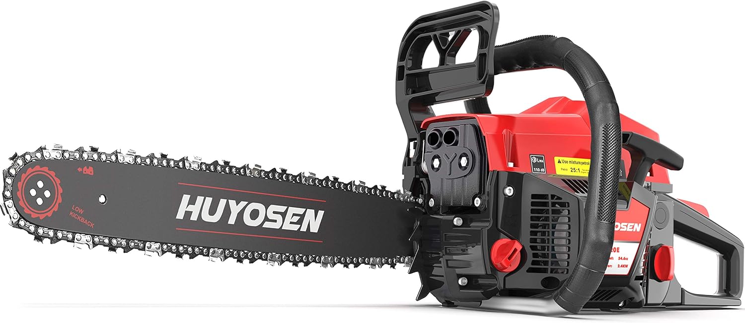 HUYOSEN 62CC 20-Inch Gas Chainsaw for Tree Cutting S158