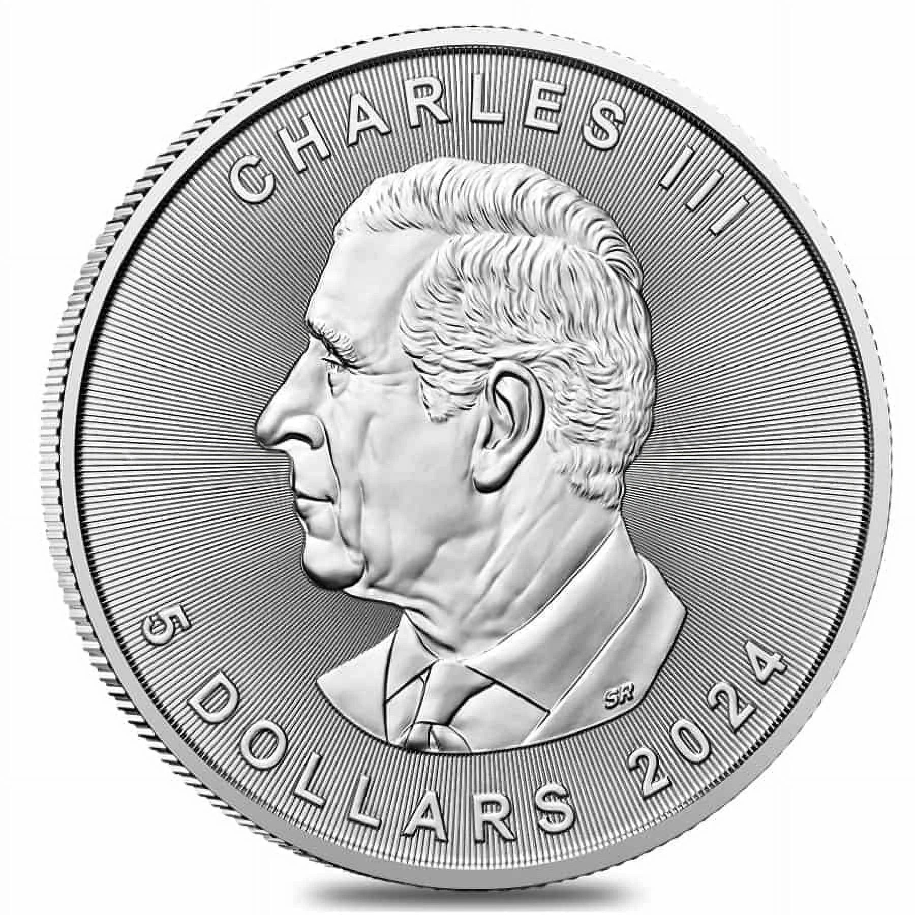 2024 1 oz Canadian Silver Maple Leaf Coin BU (25 Coins) Z792753