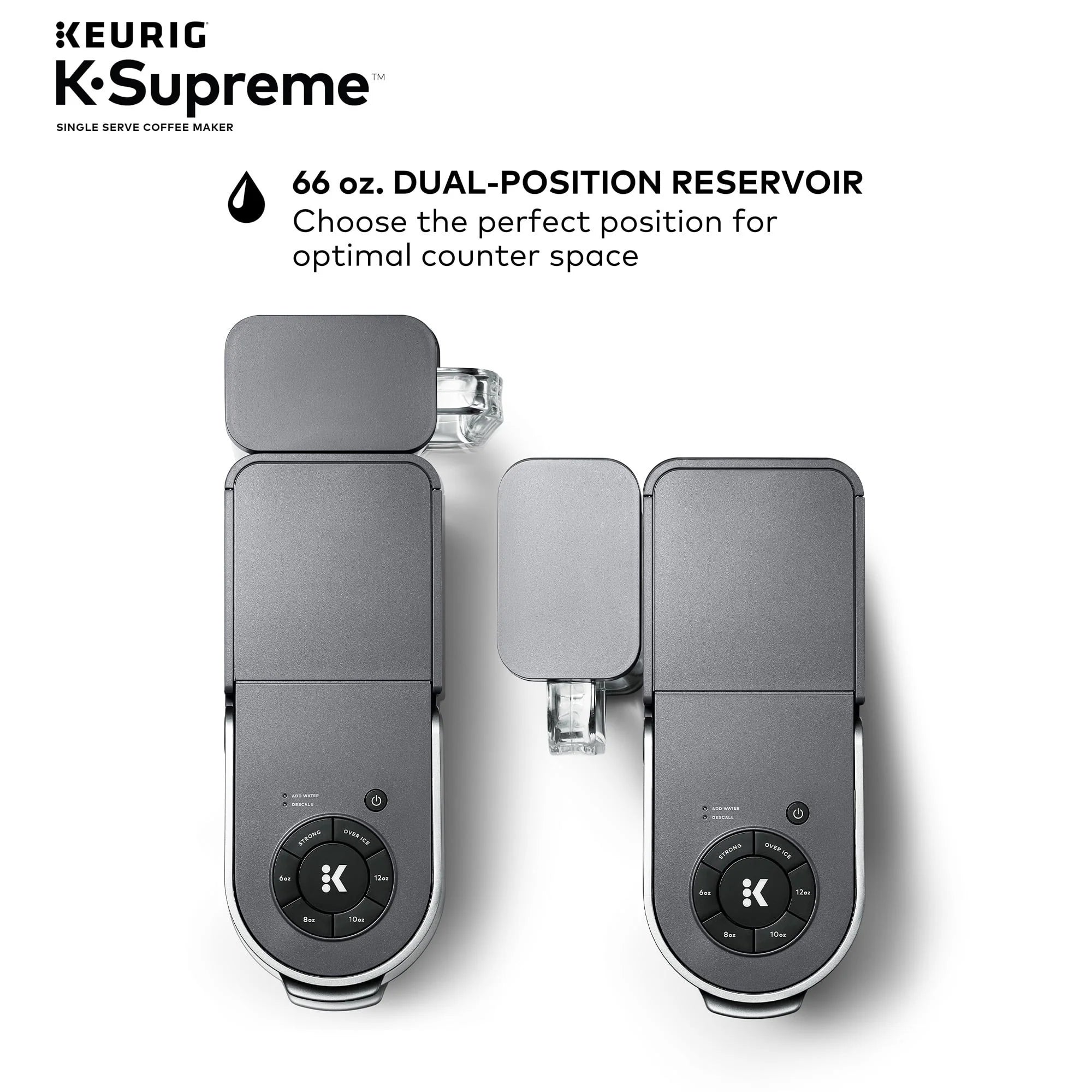 Keurig K-Supreme Single-Serve K-Cup Pod Coffee Maker, Black M388