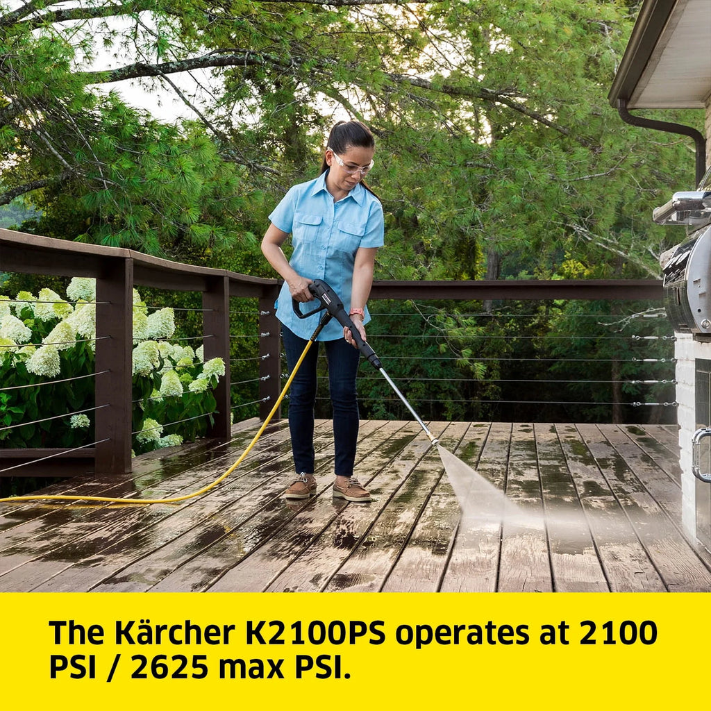 Karcher K1900PS 2375 Max PSI Electric Pressure Washer with 3 Nozzles V84517