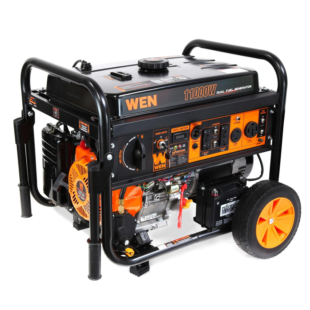 WEN 11000-Watt Dual Fuel Portable Generator with Electric Start V97116
