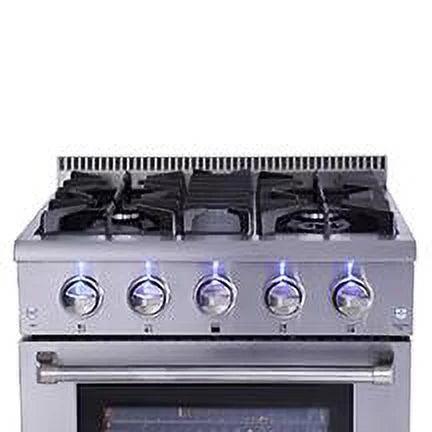 Thor Kitchen 30 inch Freestanding 4 Burner Gas Range in Stainless Steel A4663