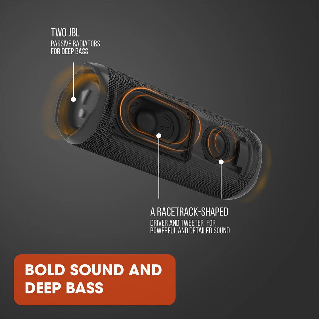 JBL Flip 6 Portable Waterproof Speaker Black P555