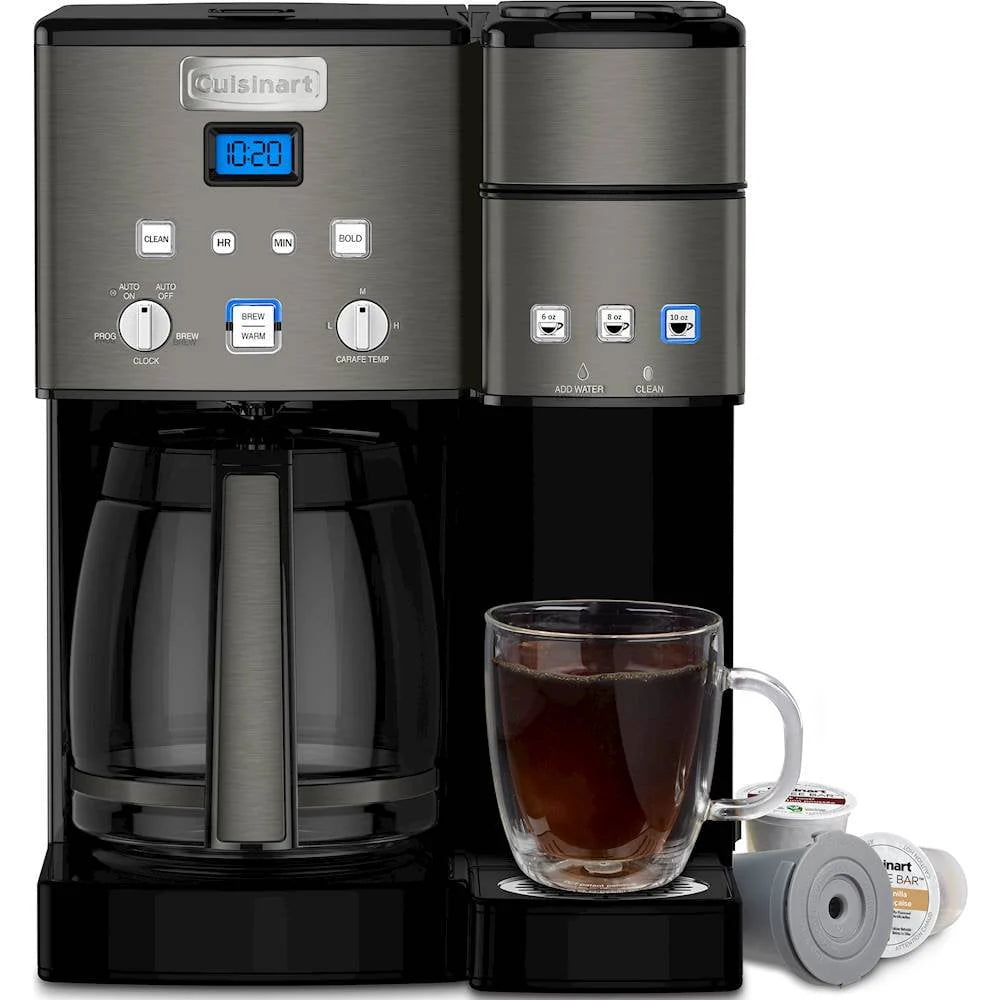 Cuisinart Coffee Center 12 Cup Coffeemaker and Single-Serve Brewer W466965