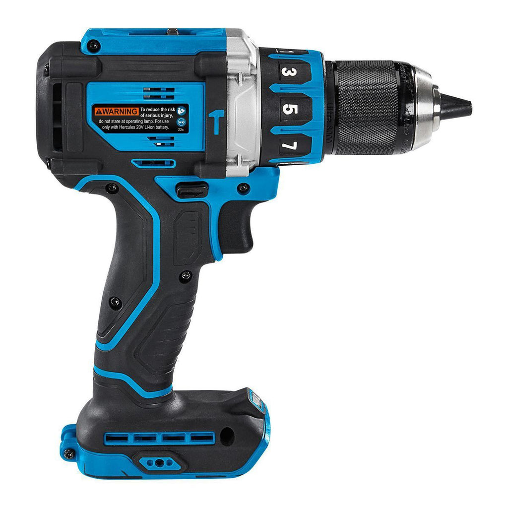 HERCULES 20V Brushless 1/2 in. Compact Hammer Drill/Driver - Tool Only J197532