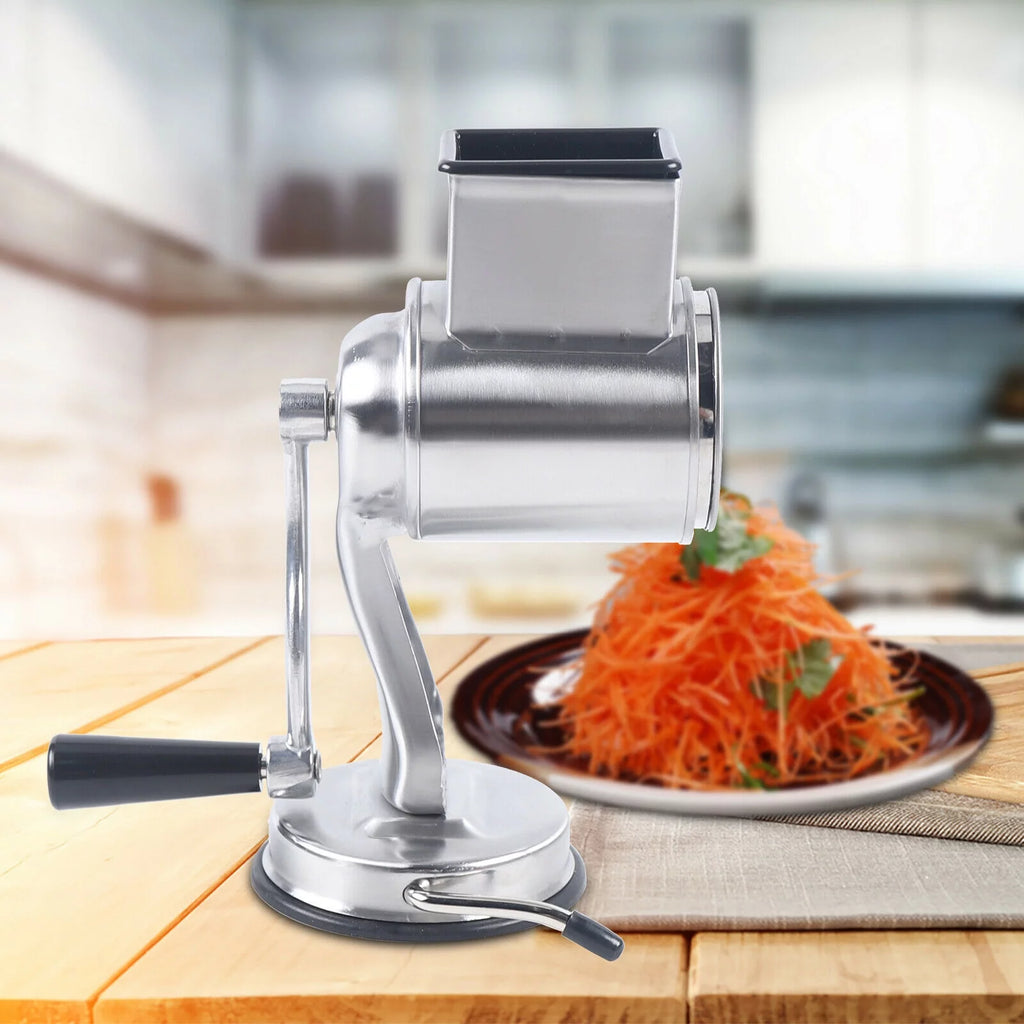 Stainless Steel Rotary Food Grater with 5 Blades O751